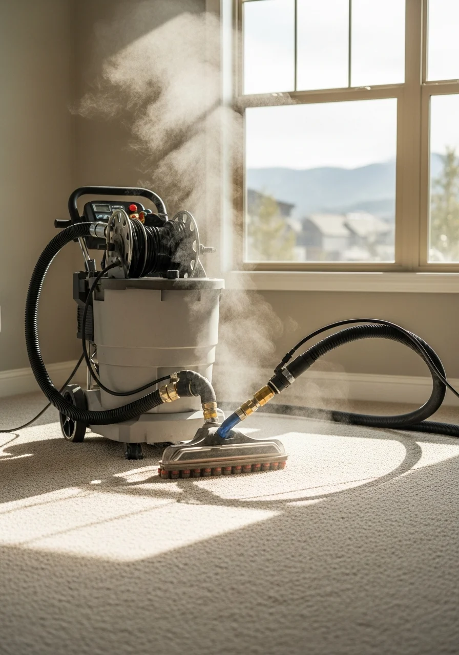 Skilled tradesperson performing detailed work on a Highlands Ranch home's exterior or interior.